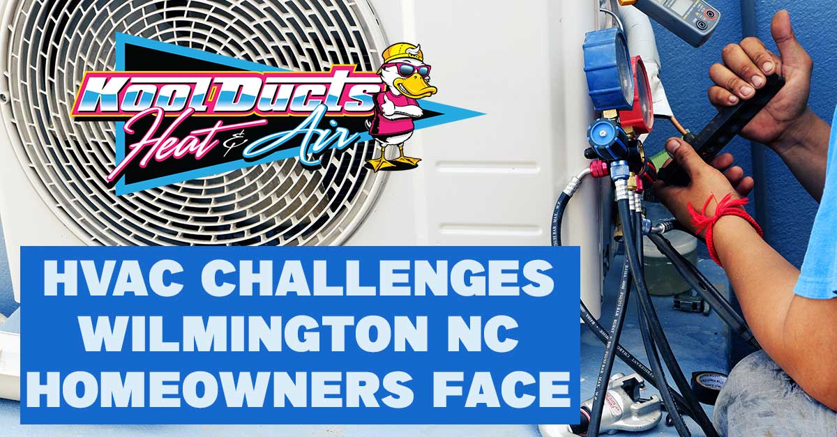 HVAC challenges facing coastal Wilmington NC homeowners - salt air and humidity damage