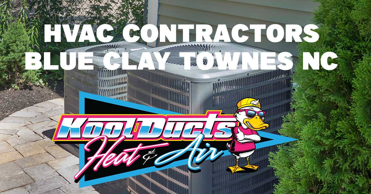 HVAC contractor serving Blue Clay Townes NC - Castle Hayne's modern townhome community
